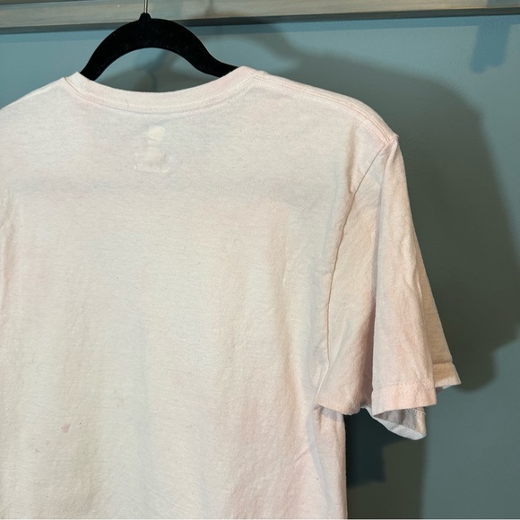 Hanes Tagless T-Shirt in Light Pink Wash - Picture 5 of 5
